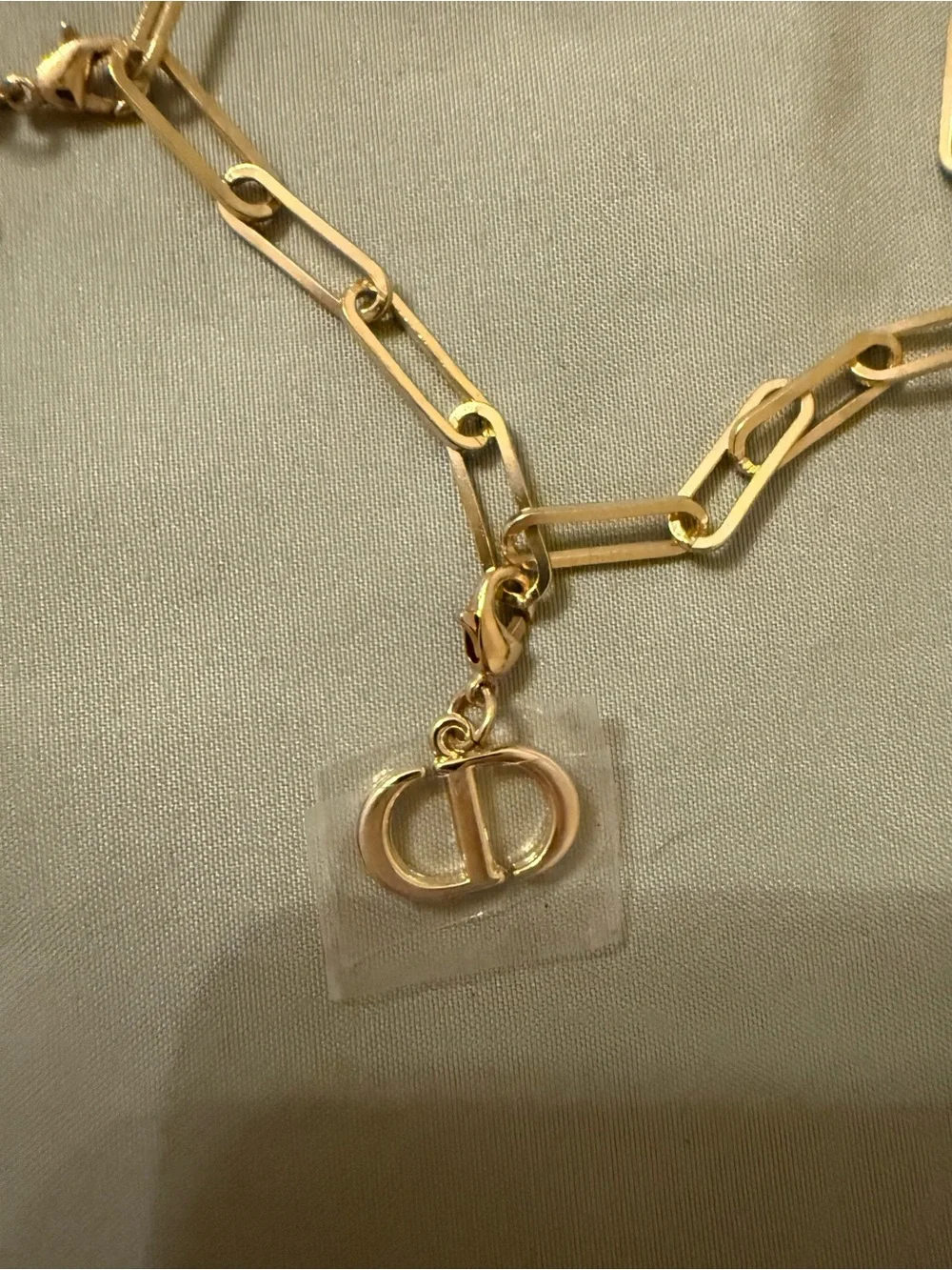 Dior Gold Star Phone Charm